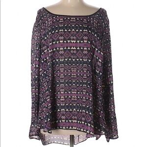 Wet Seal Geometric Print Top